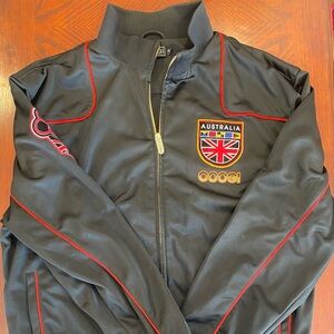 MENS COOGI AUSTRALIA TRACK JACKET FULL ZIP SIZE XL XLARE